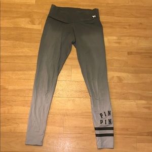 Gray hombre PINK leggings